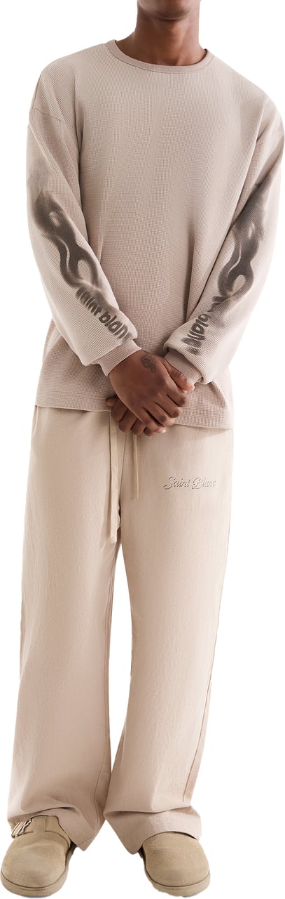 Saint Blanc Blur Waffle Knit Off White Beige