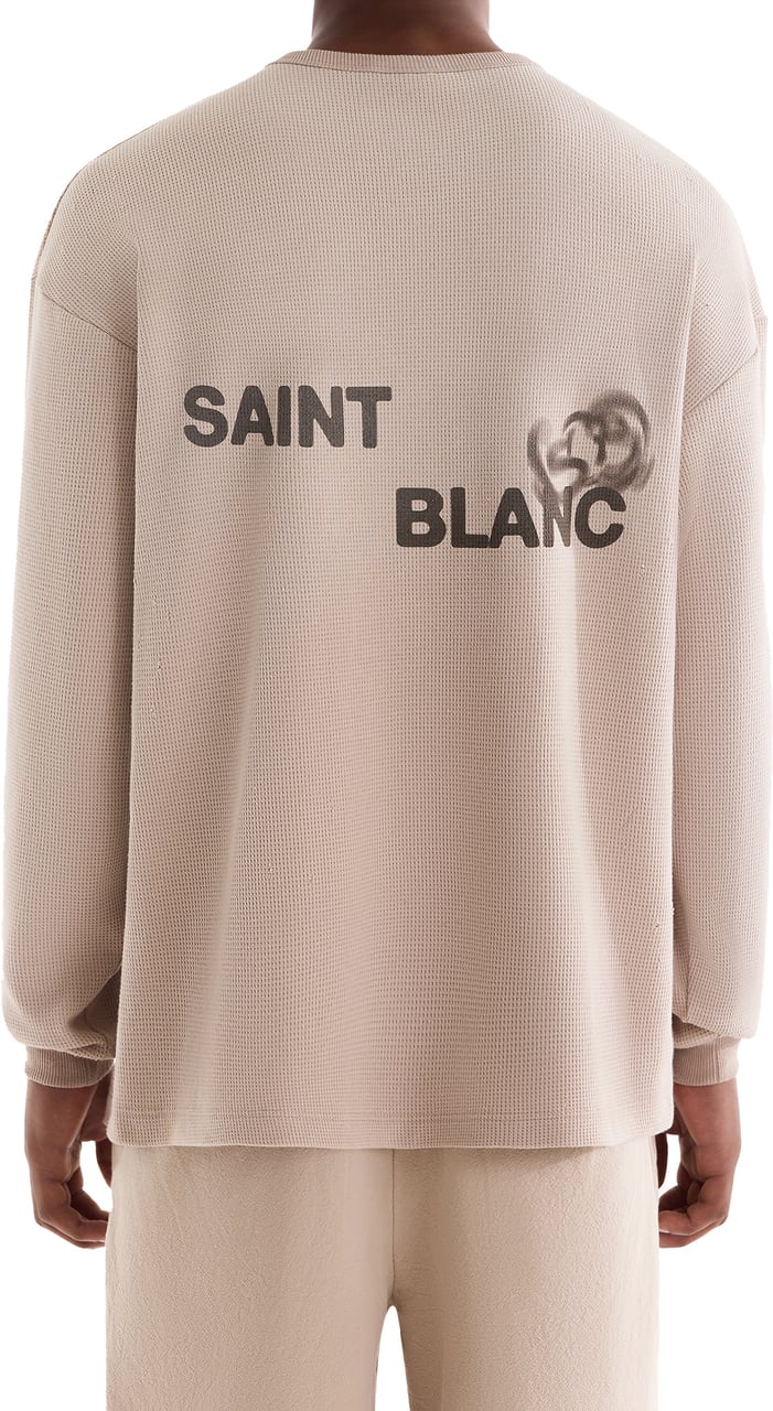 Saint Blanc Blur Waffle Knit Off White Beige