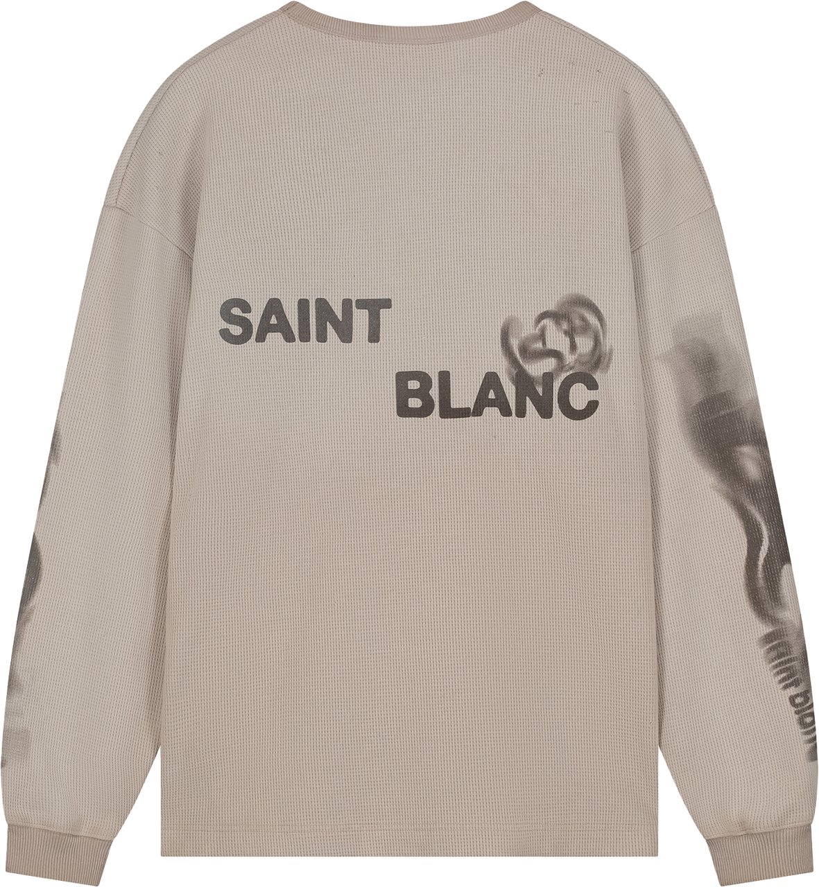Saint Blanc Blur Waffle Knit Off White Beige