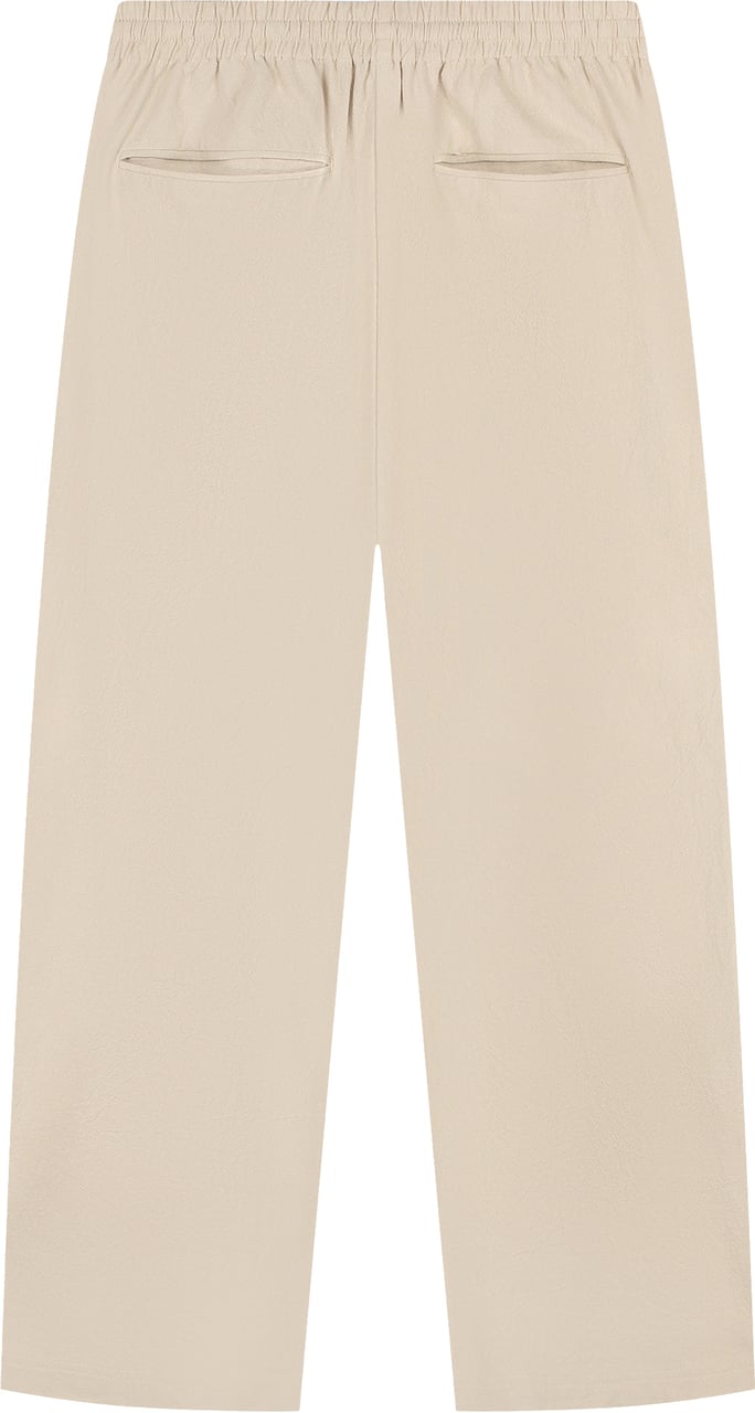 Saint Blanc Stitched Linen Pants Gray Moon Beige