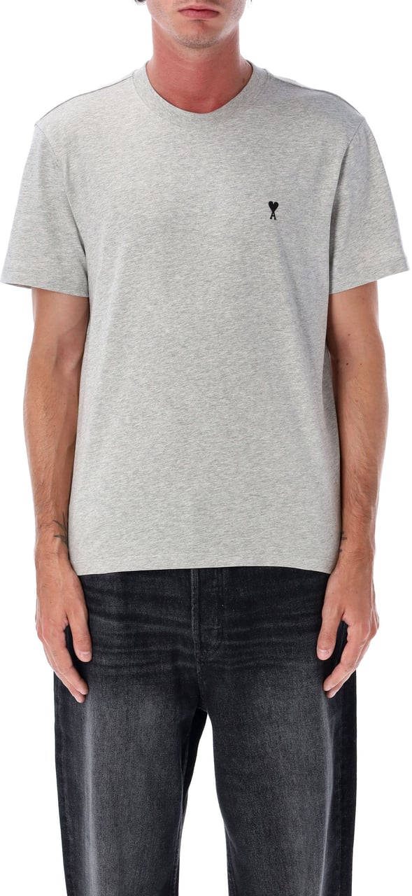 AMI Paris T-Shirts And Polos Light Grey Grijs