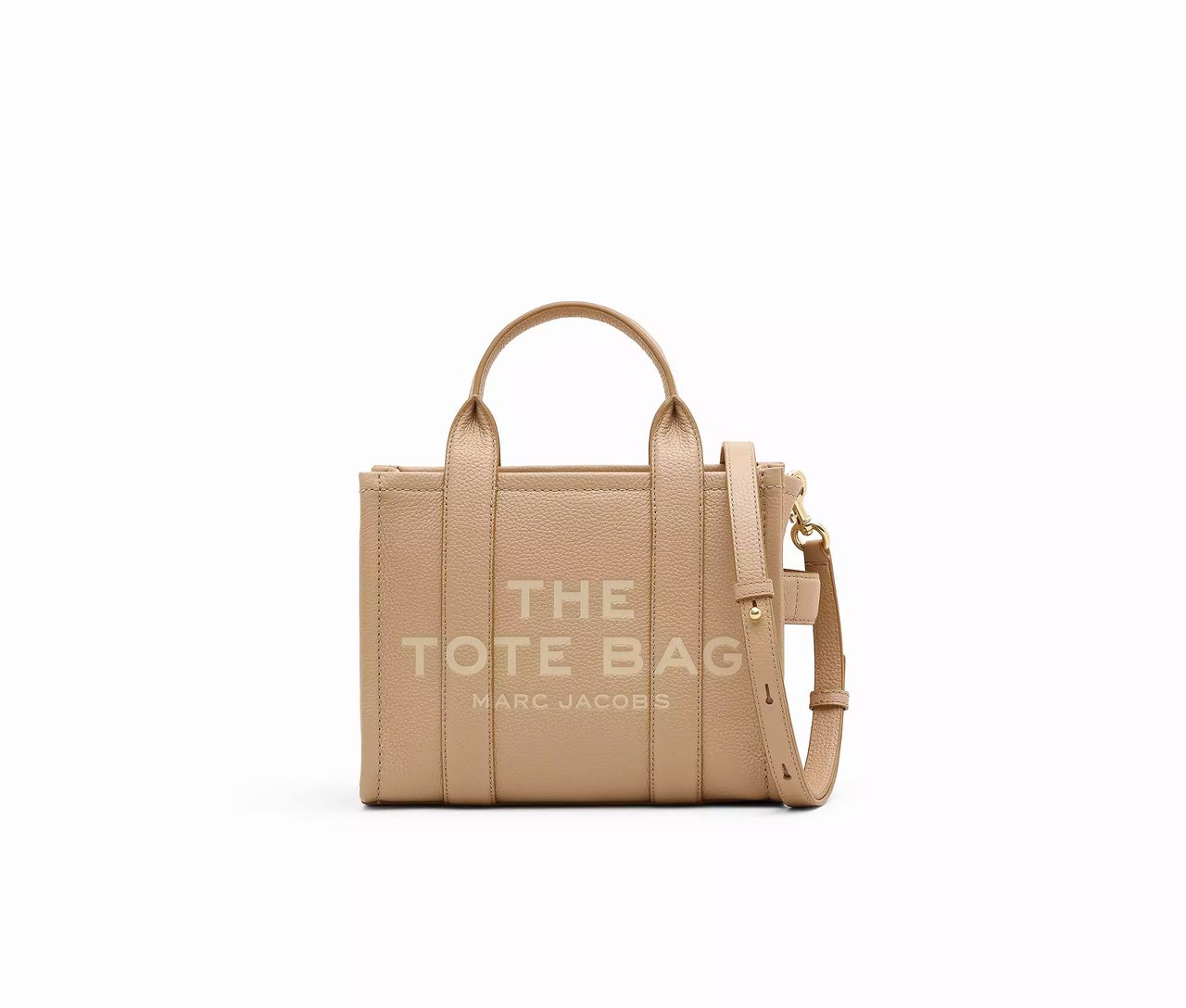 Marc Jacobs The Small Tote Leather Marrone Bruin