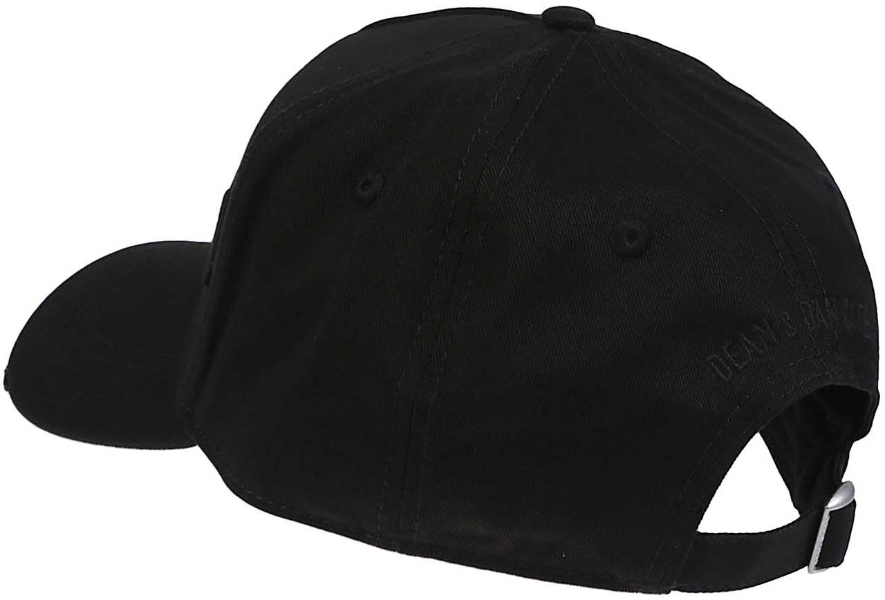 Dsquared2 Technicolor Baseball Cap Black Zwart