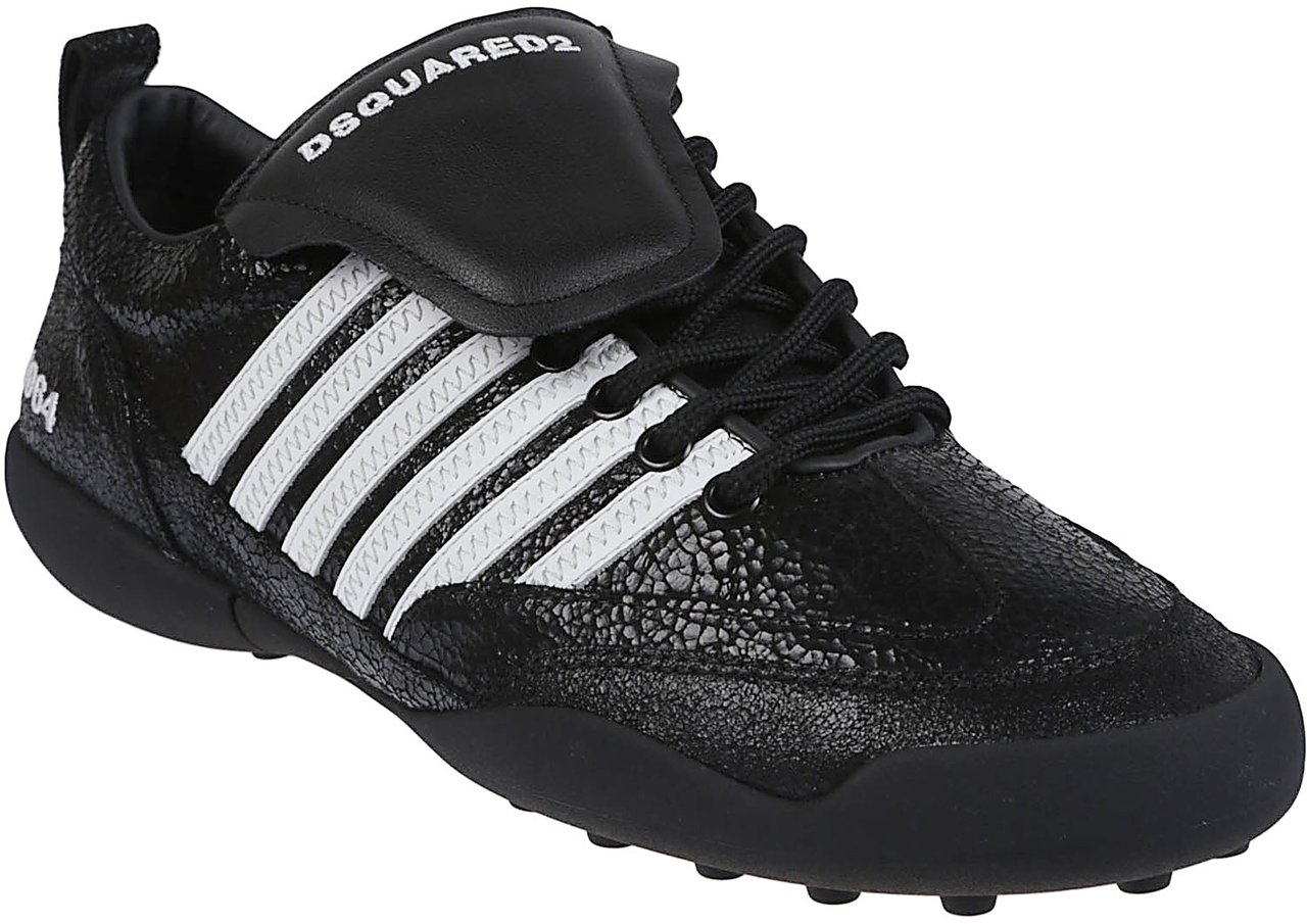 Dsquared2 Soccer Lace-up Low Top Sneakers Black Zwart