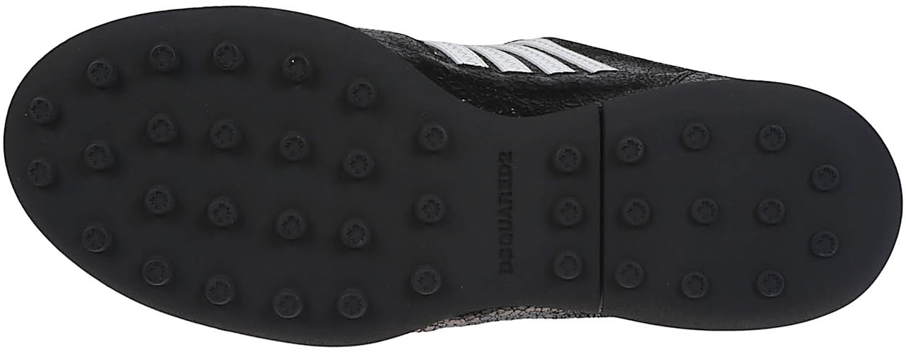 Dsquared2 Soccer Lace-up Low Top Sneakers Black Zwart