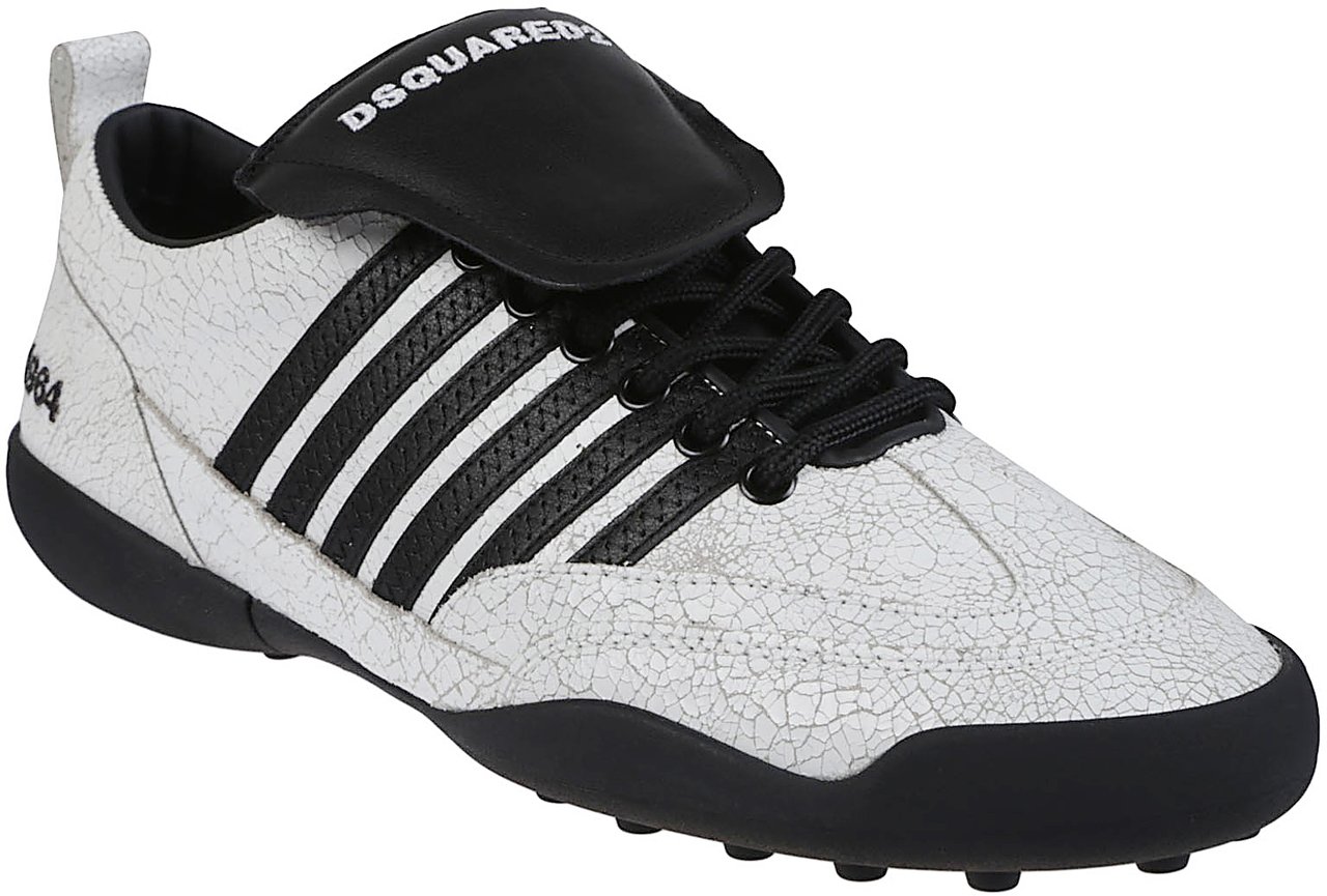 Dsquared2 Soccer Lace-up Low Top Sneakers White Wit