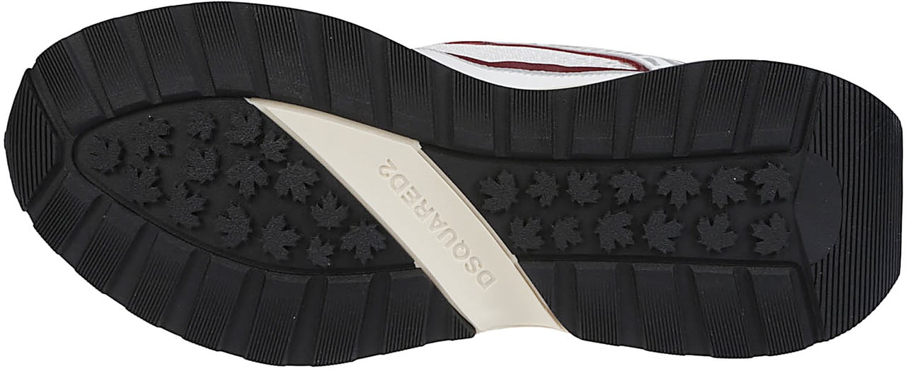 Dsquared2 Sprinter Lace-up Low Top Sneakers White Wit