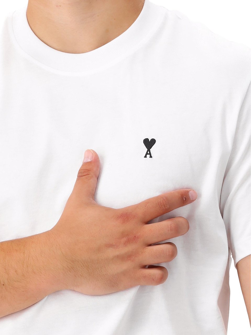 AMI Paris T-Shirts And Polos White Wit