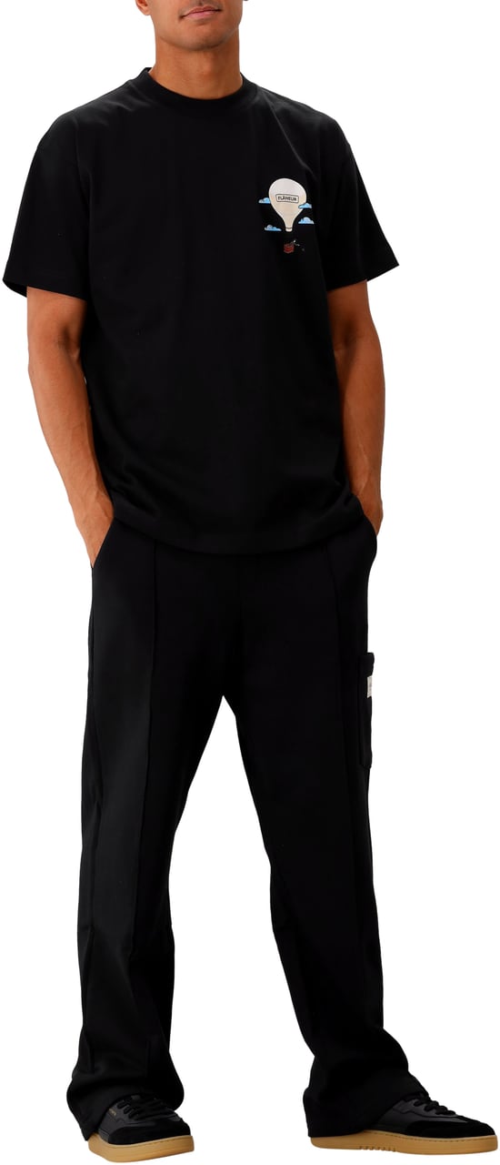 FLÂNEUR Flâneur T-shirt Zwart Aeronautique Zwart