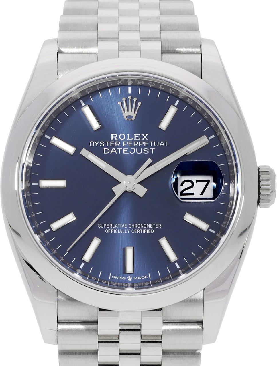 Rolex Datejust Blauw