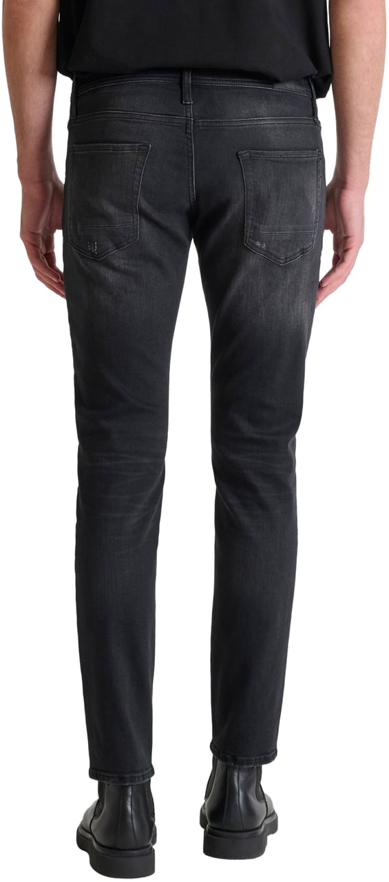 Antony Morato JEANS KURT COMFORT TAPERED FIT IN ICONIC BLACK BLACK DENIM Zwart