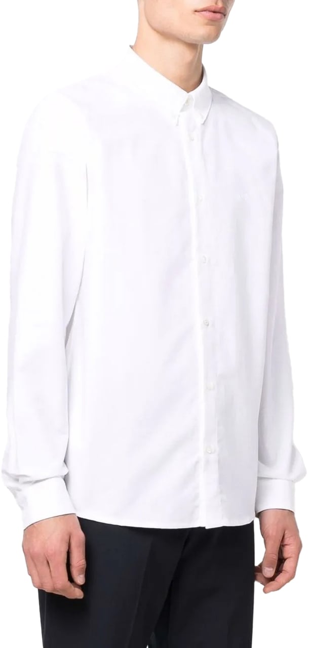 A.P.C. chemise a boutonniere devant Beige