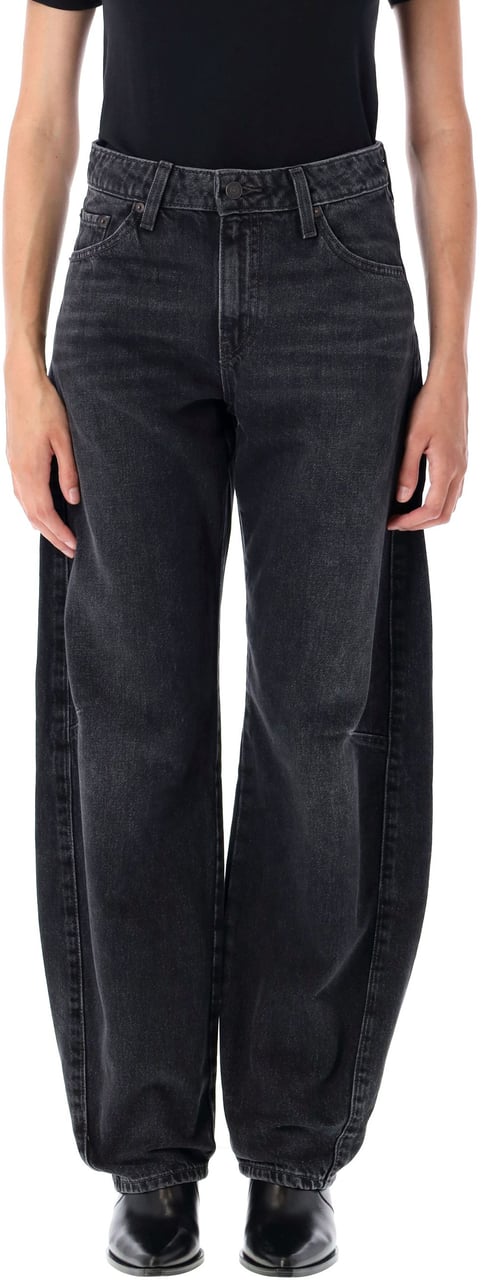 Levi's Baggy Dad Barrel Rebel Edge Black Zwart