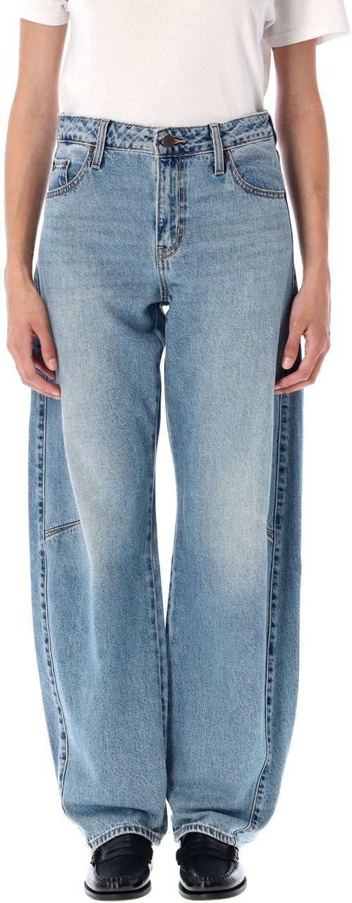 Levi's Baggy Dad Barrel Easy Days Light Blue Blauw