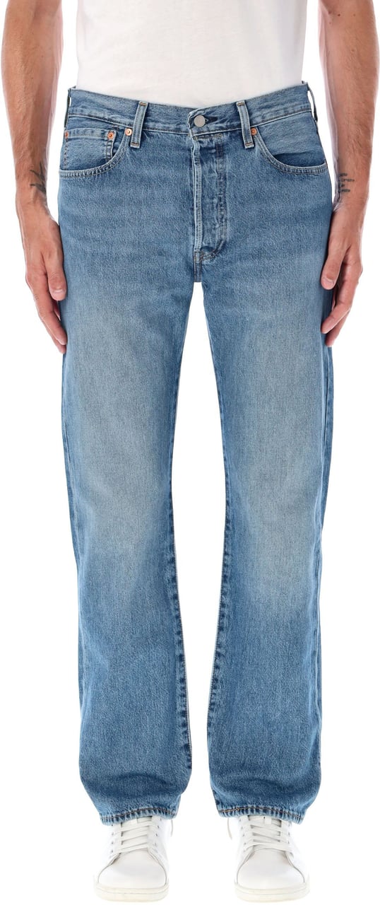 Levi's 501 Med Blue Blauw