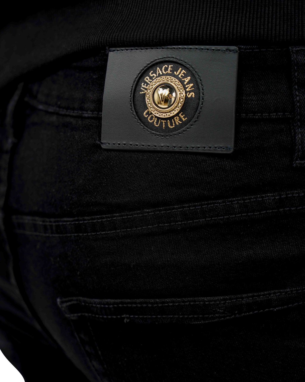 Versace Jeans Couture Slim Milano 5-Pocket Broek Zwart