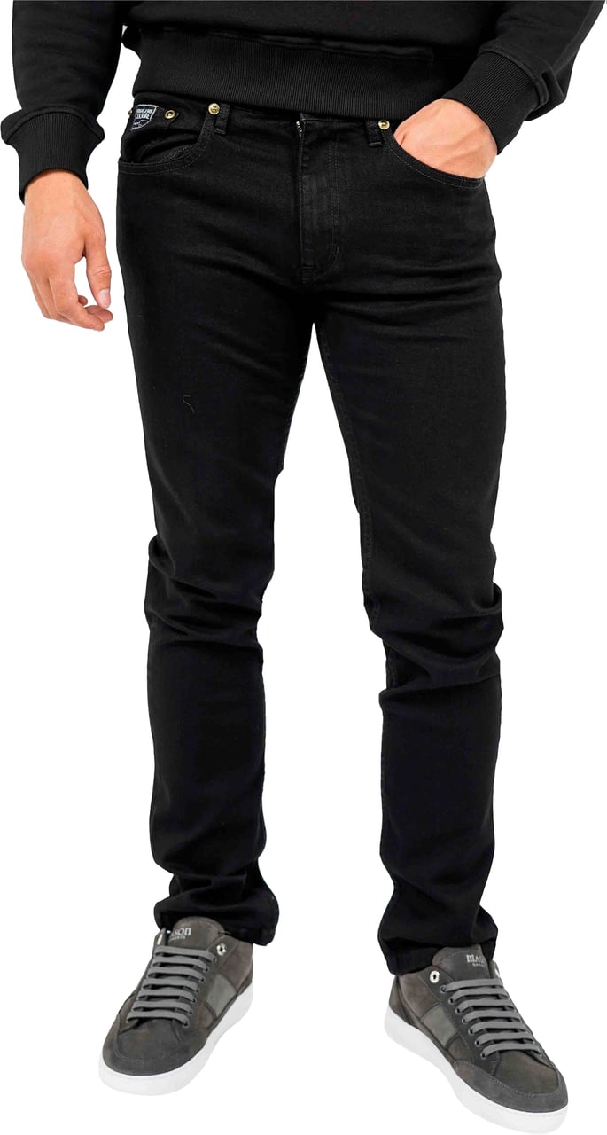 Versace Jeans Couture Slim Milano 5-Pocket Broek Zwart