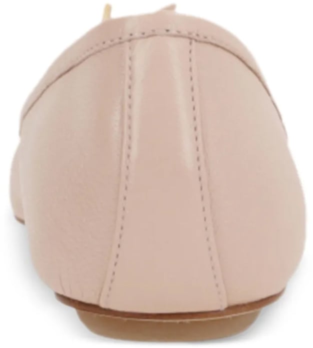 Chloé Iris Leather Ballerina Flats Beige