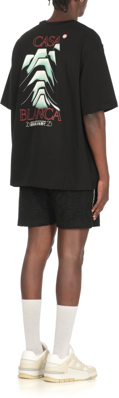 Casablanca T-Shirts And Polos Black Zwart