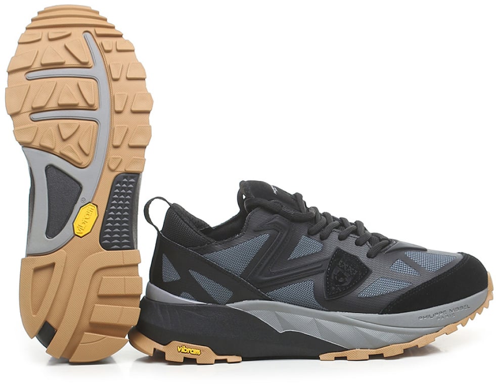 Philippe Model Rockx Low Mondial Tech Sneakers Zwart
