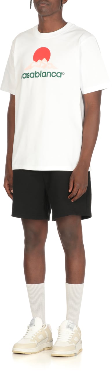 Casablanca Montagne Printed T-Shirt Bianco Wit