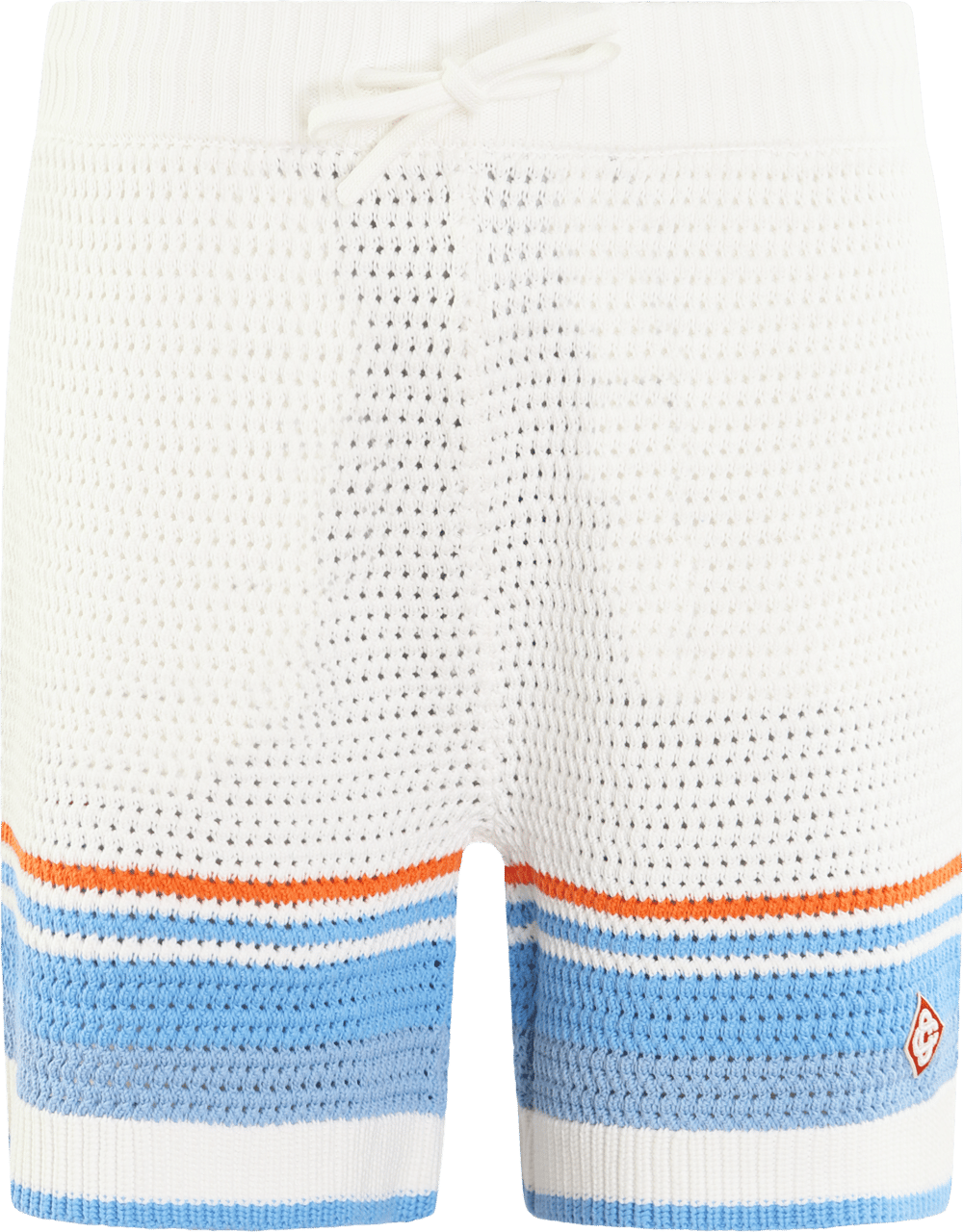 Casablanca Heren Crochet Shorts Wit