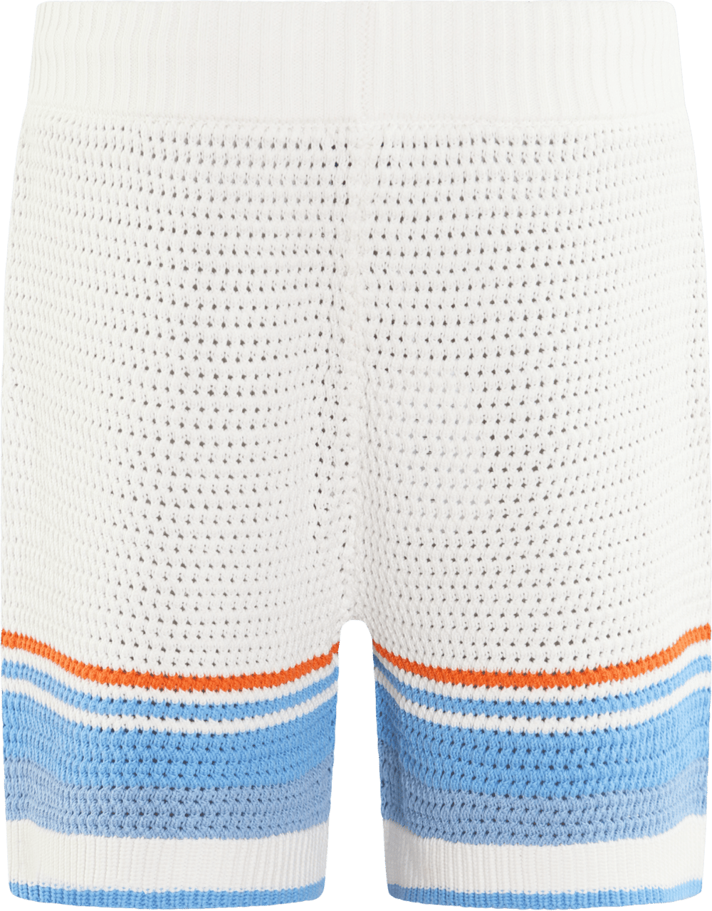Casablanca Heren Crochet Shorts Wit