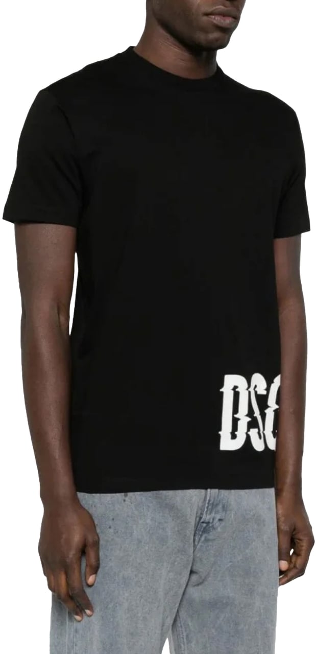 Dsquared2 Cool Fit Dsq2 Logo T-shirt Zwart