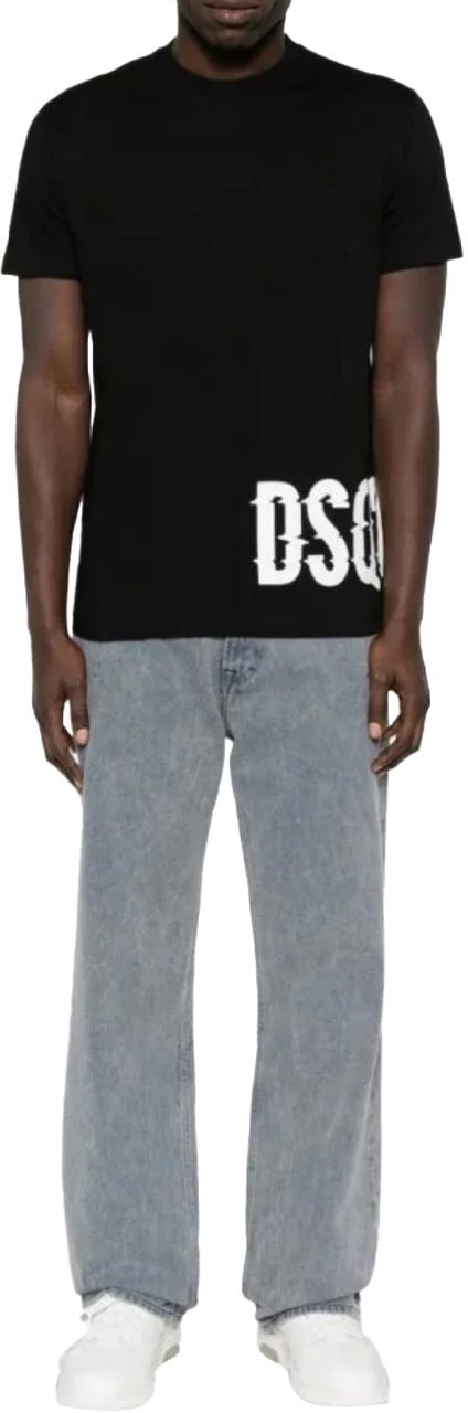 Dsquared2 Cool Fit Dsq2 Logo T-shirt Zwart