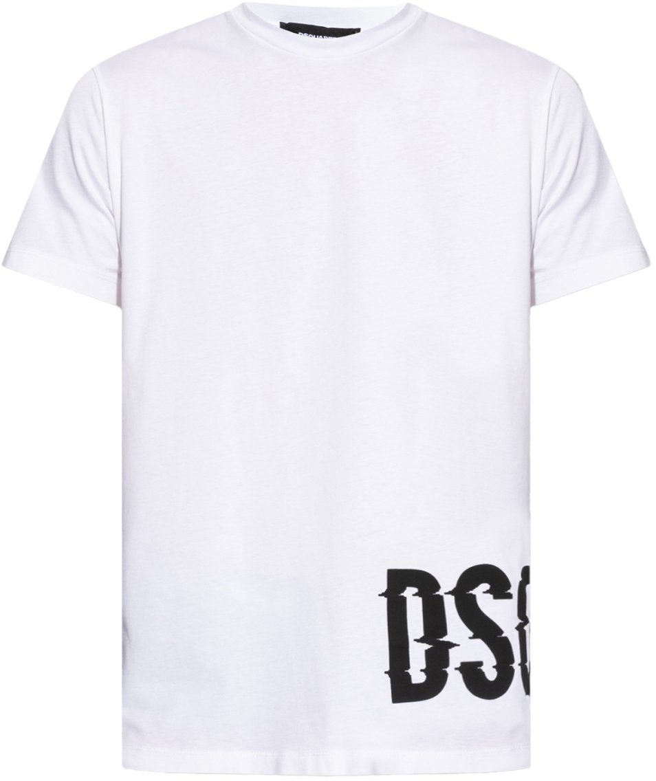 Dsquared2 Cool Fit Dsq2 Logo T-shirt Wit