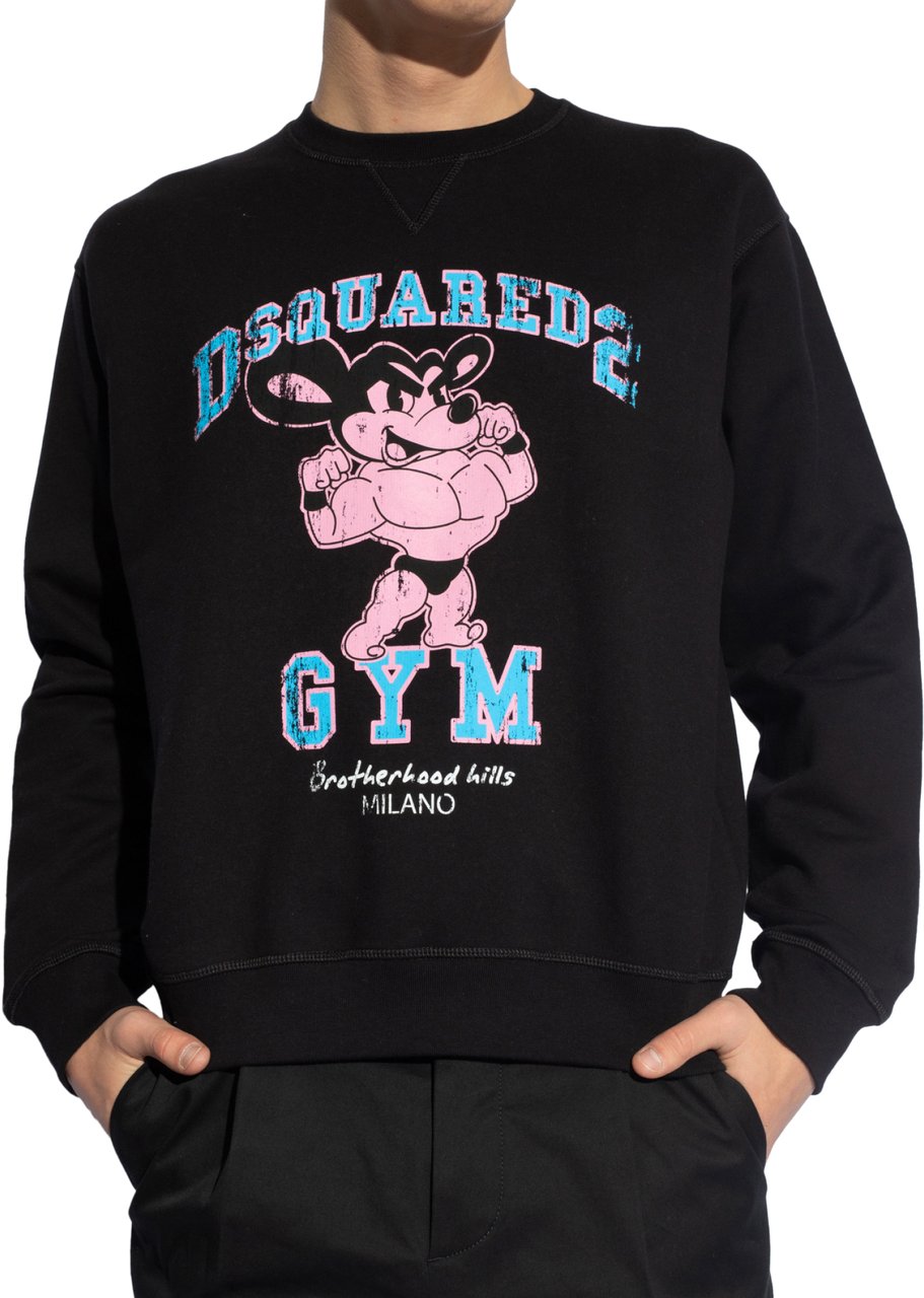 Dsquared2 Cool Fit Logo Sweatshirt Zwart