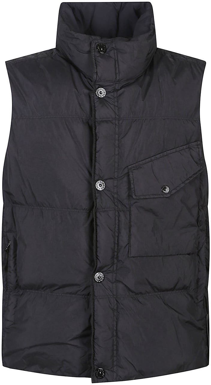 Stone Island Rds Down Vest Black Zwart