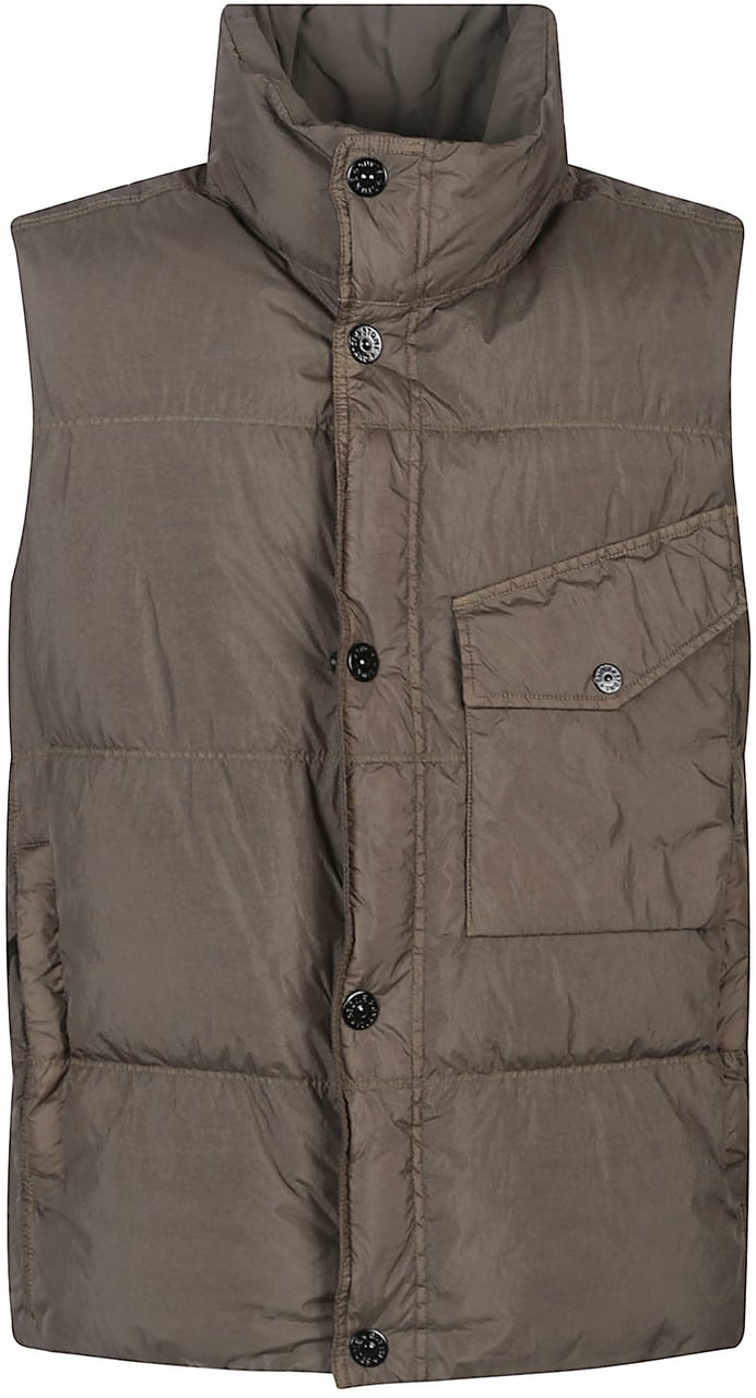 Stone Island Rds Down Vest Green Groen