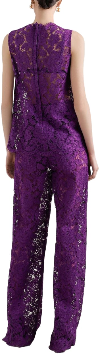 Dolce & Gabbana Trousers Purple Paars