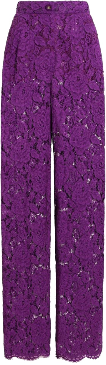 Dolce & Gabbana Trousers Purple Paars