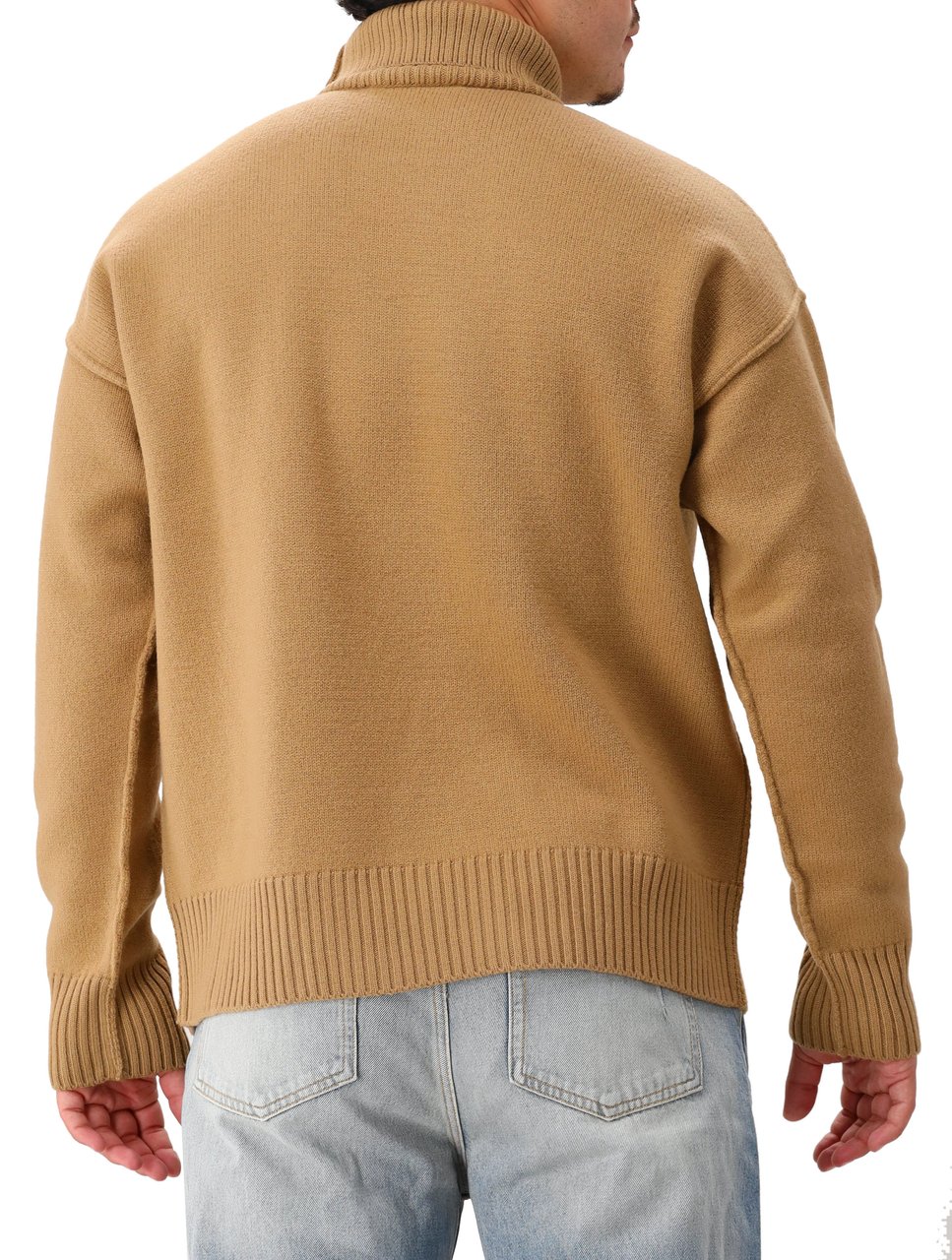 AMI Paris AMI Paris Trui Grijs ADC Felted Grijs