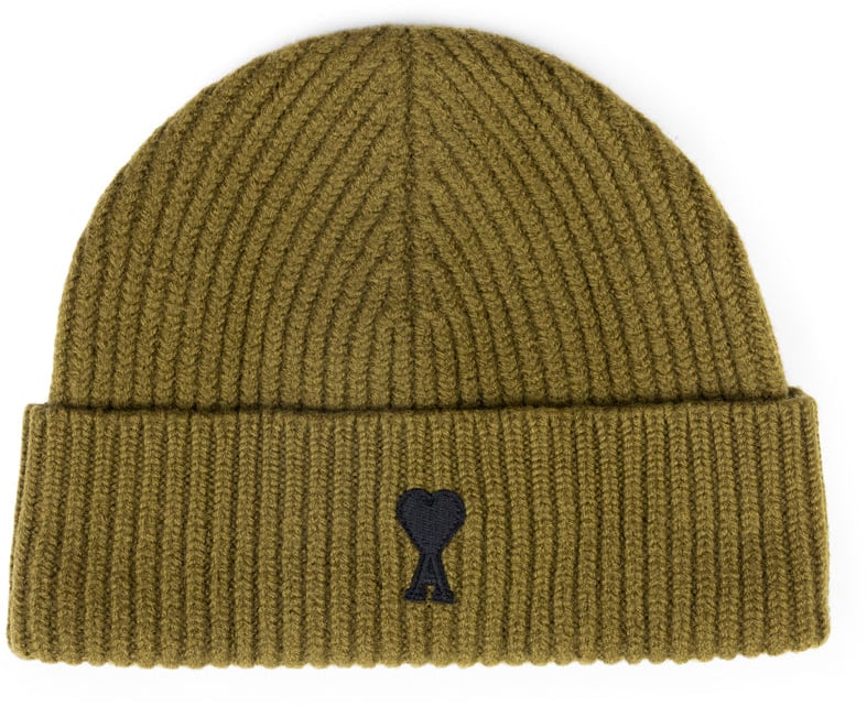 AMI Paris AMI DE COEUR BEANIE BRONZE/BLACK Zwart