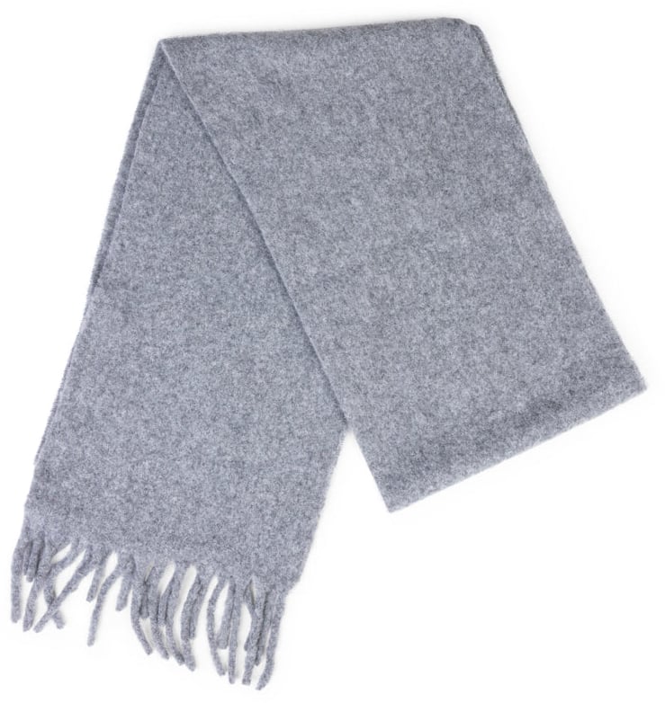 AMI Paris CLOUD KNIT SCARF GREY Grijs