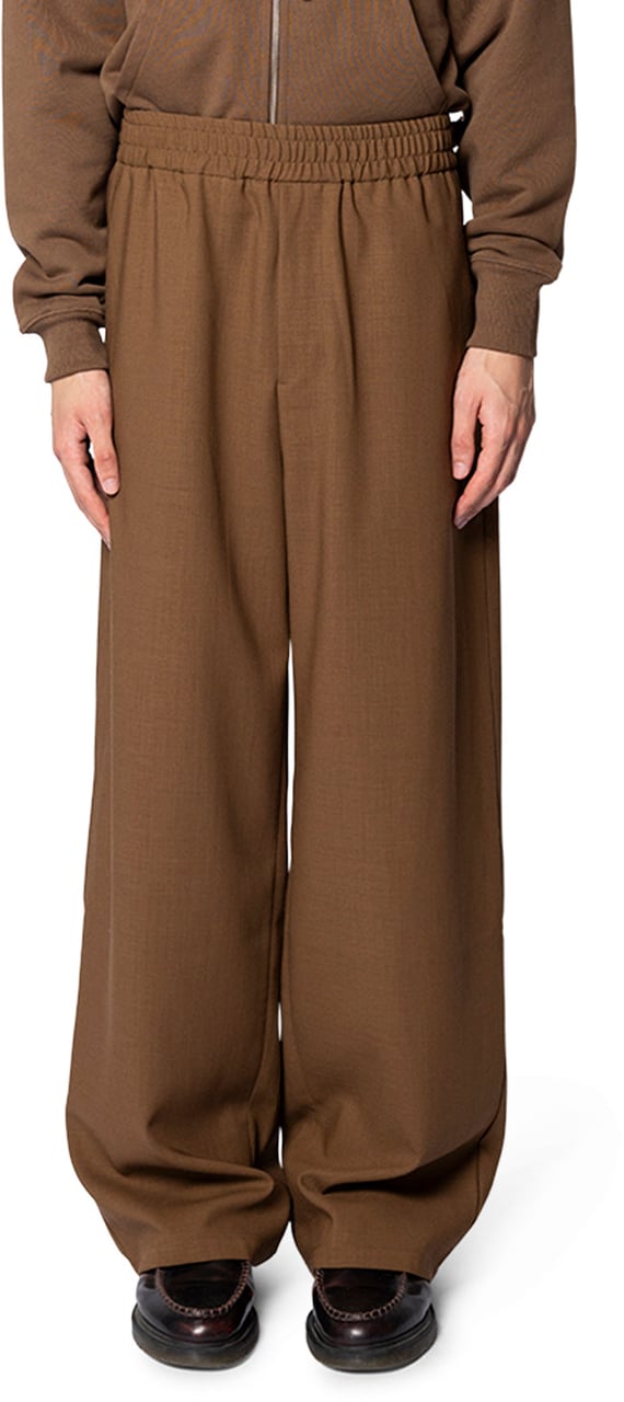 AMI Paris ELASTIC TROUSERS HAZELNUT Bruin
