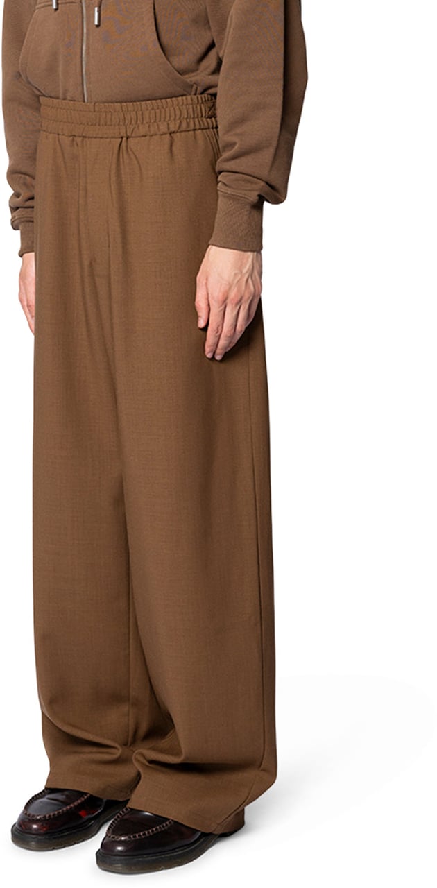 AMI Paris ELASTIC TROUSERS HAZELNUT Bruin