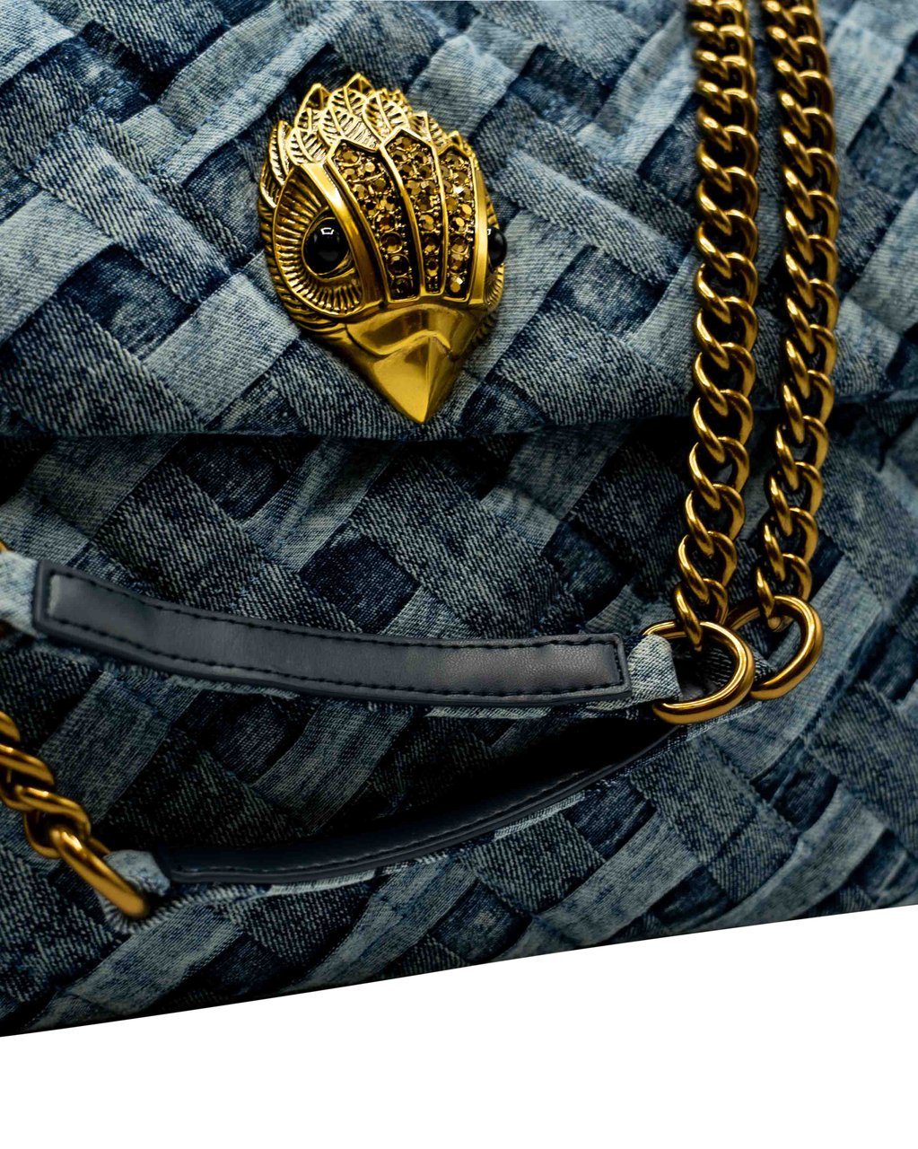 Kurt Geiger London Kensington Soft Large Denim Tas Blauw
