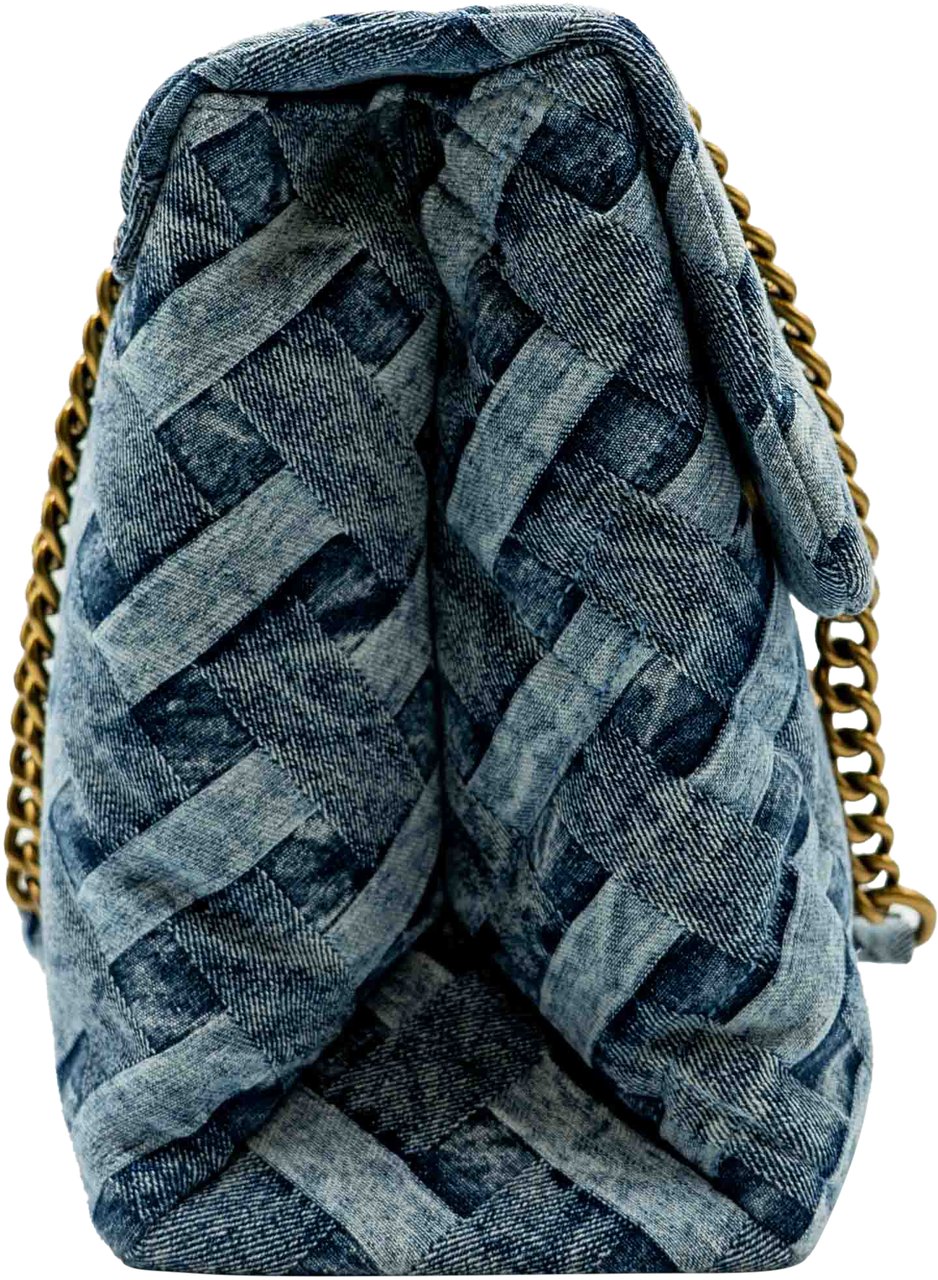 Kurt Geiger London Kensington Soft Large Denim Tas Blauw