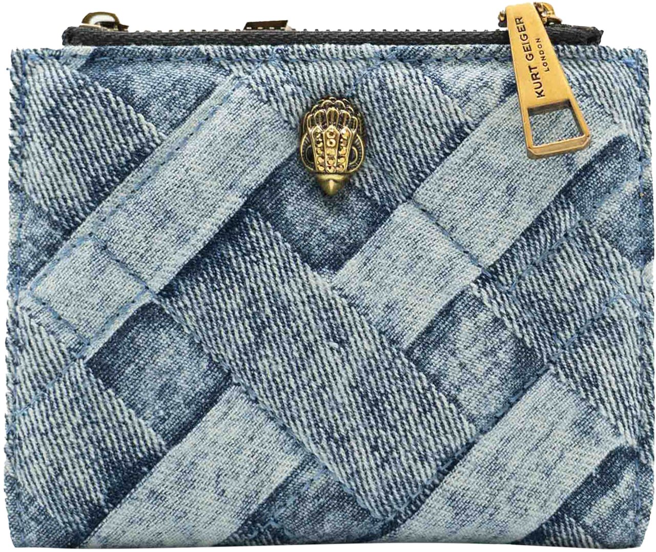 Kurt Geiger London Mini Purse Kensington Denim Blauw