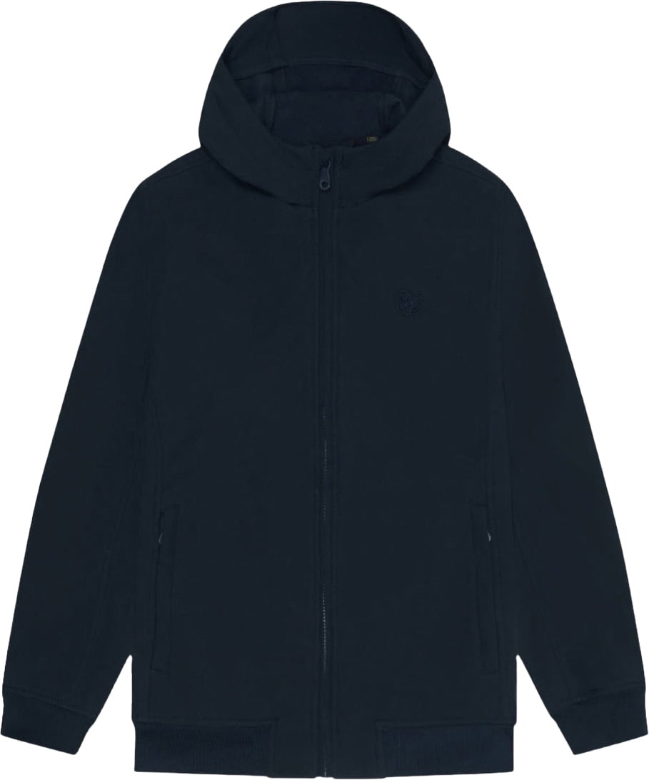 Lyle & Scott Tonal fleece back softshell Blauw