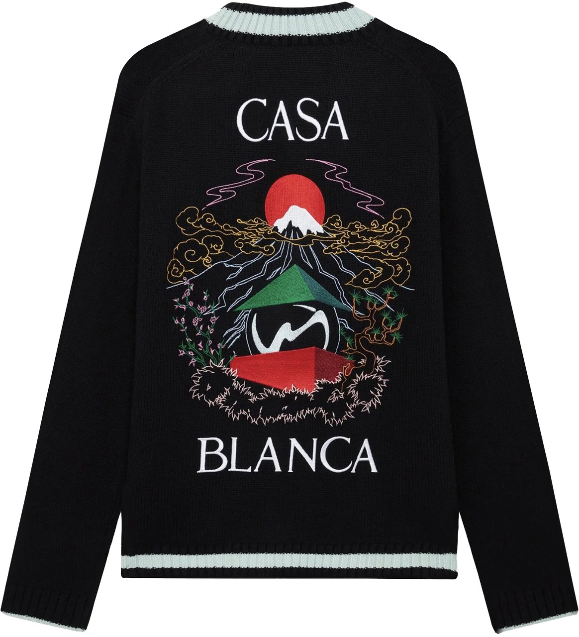 Casablanca gilet black logo Zwart