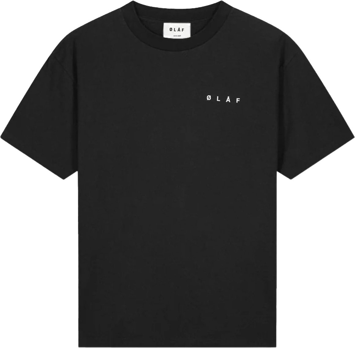 ØLÅF t-shirt black Zwart