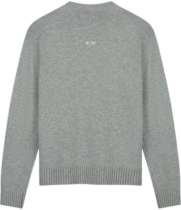 ØLÅF knitwear grey Grijs