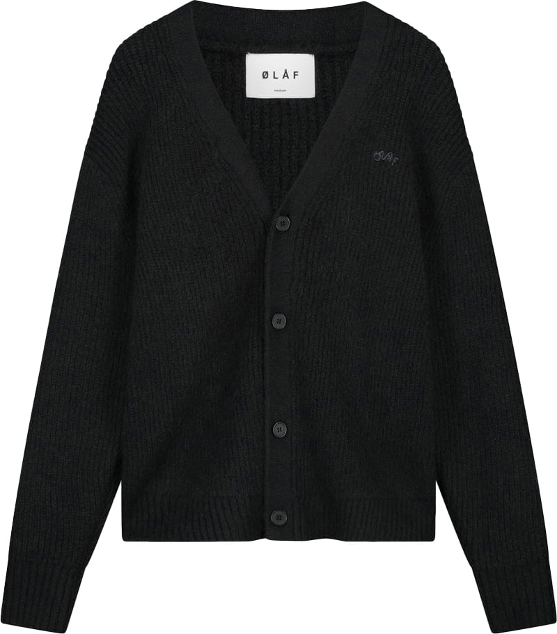 ØLÅF gilet black Zwart