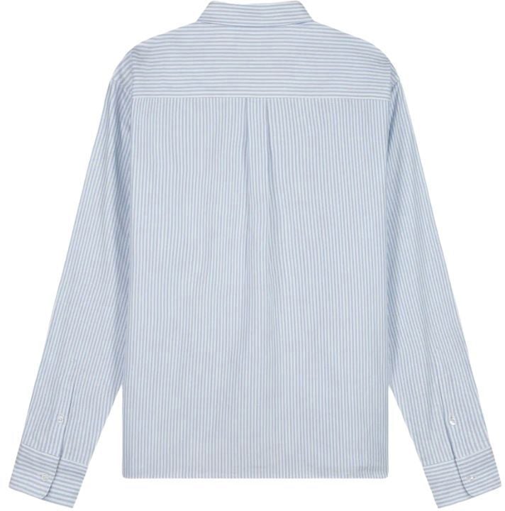 ØLÅF hemd streep wit blauw Blauw