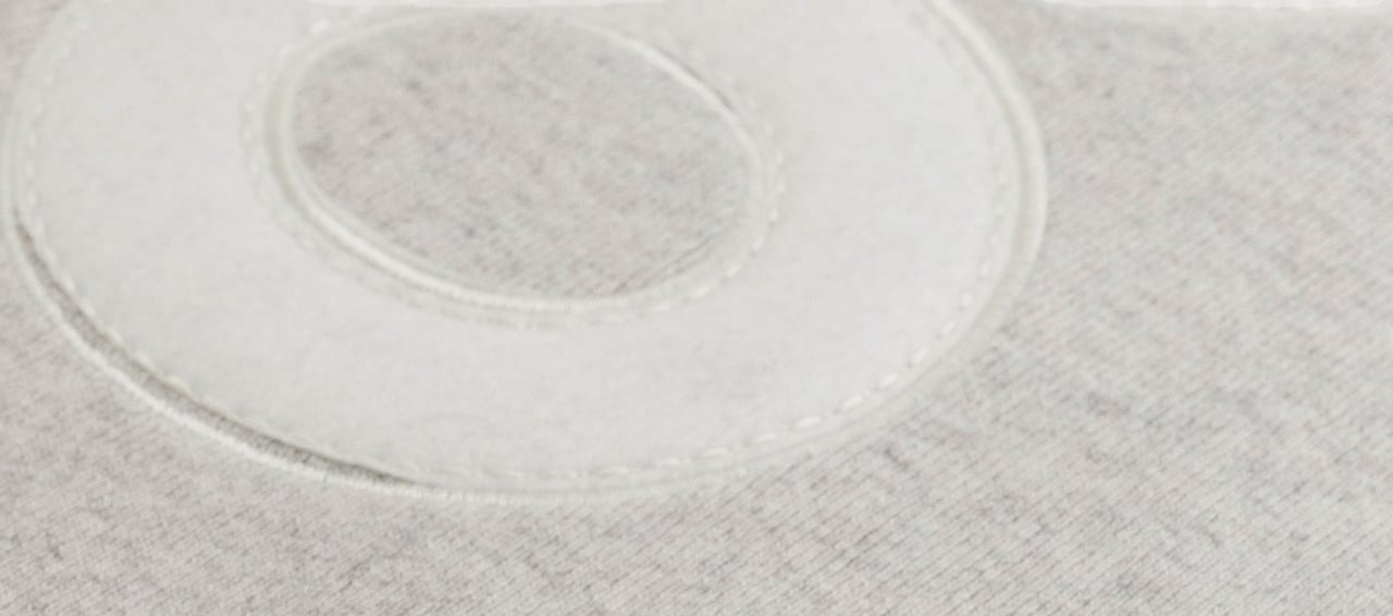 ØLÅF sjaal beige logo Beige